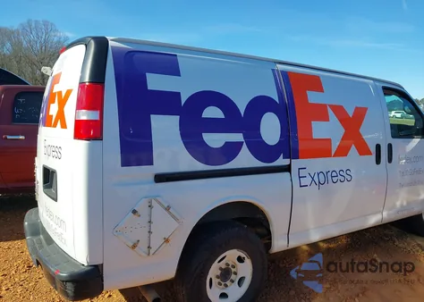 2014 Chevrolet Express 2500 Work Van from USA, damaged, VIN 1GCWGFCA7E1205975